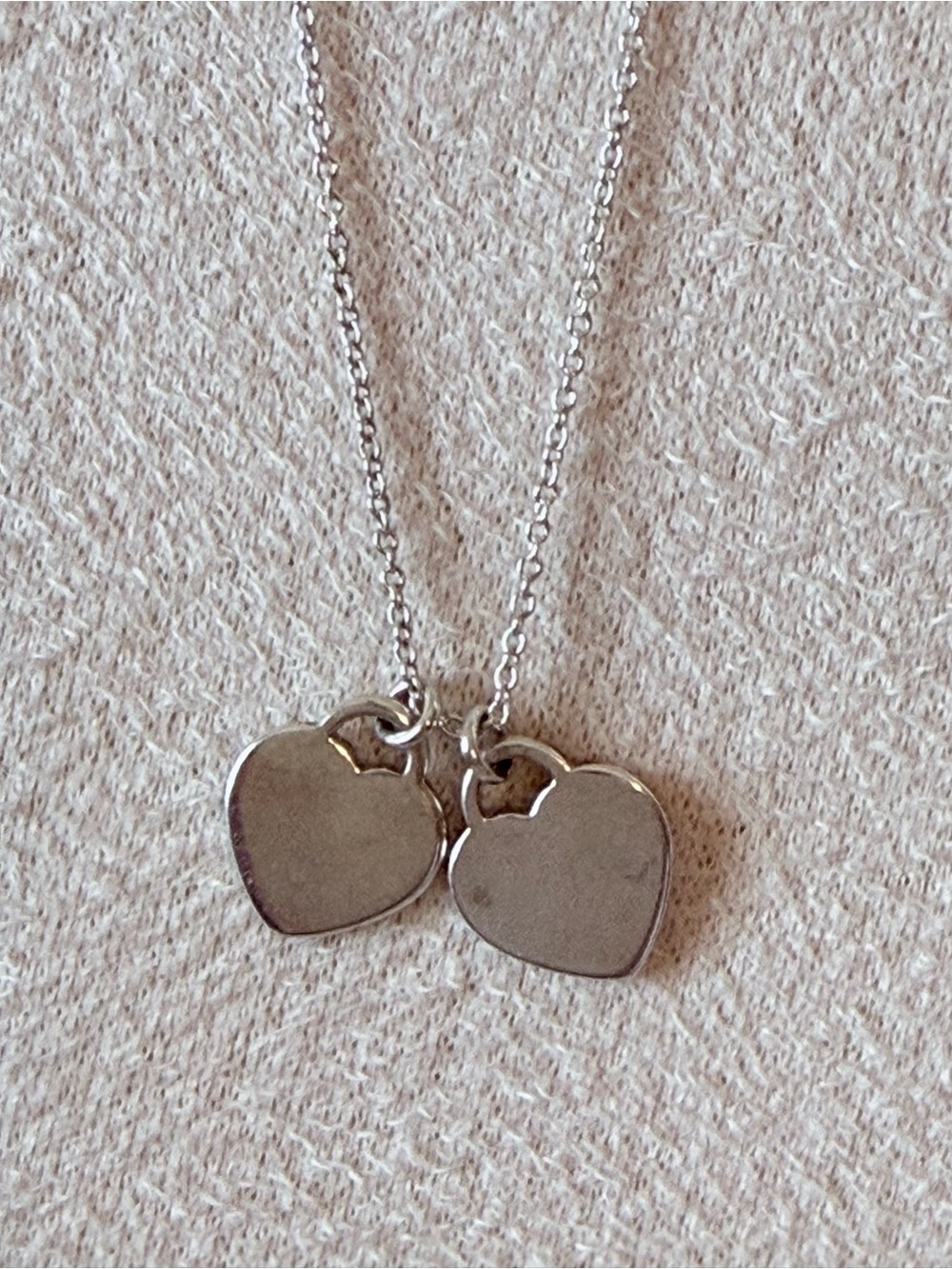 Tiffany & Co. Return to Tiffany “Tiffany Blue” Double Heart Tag Pendant, Mini - Picture 4 of 10